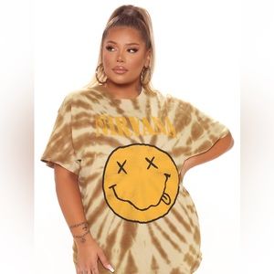 Nirvana shirt from fashion nova 2x